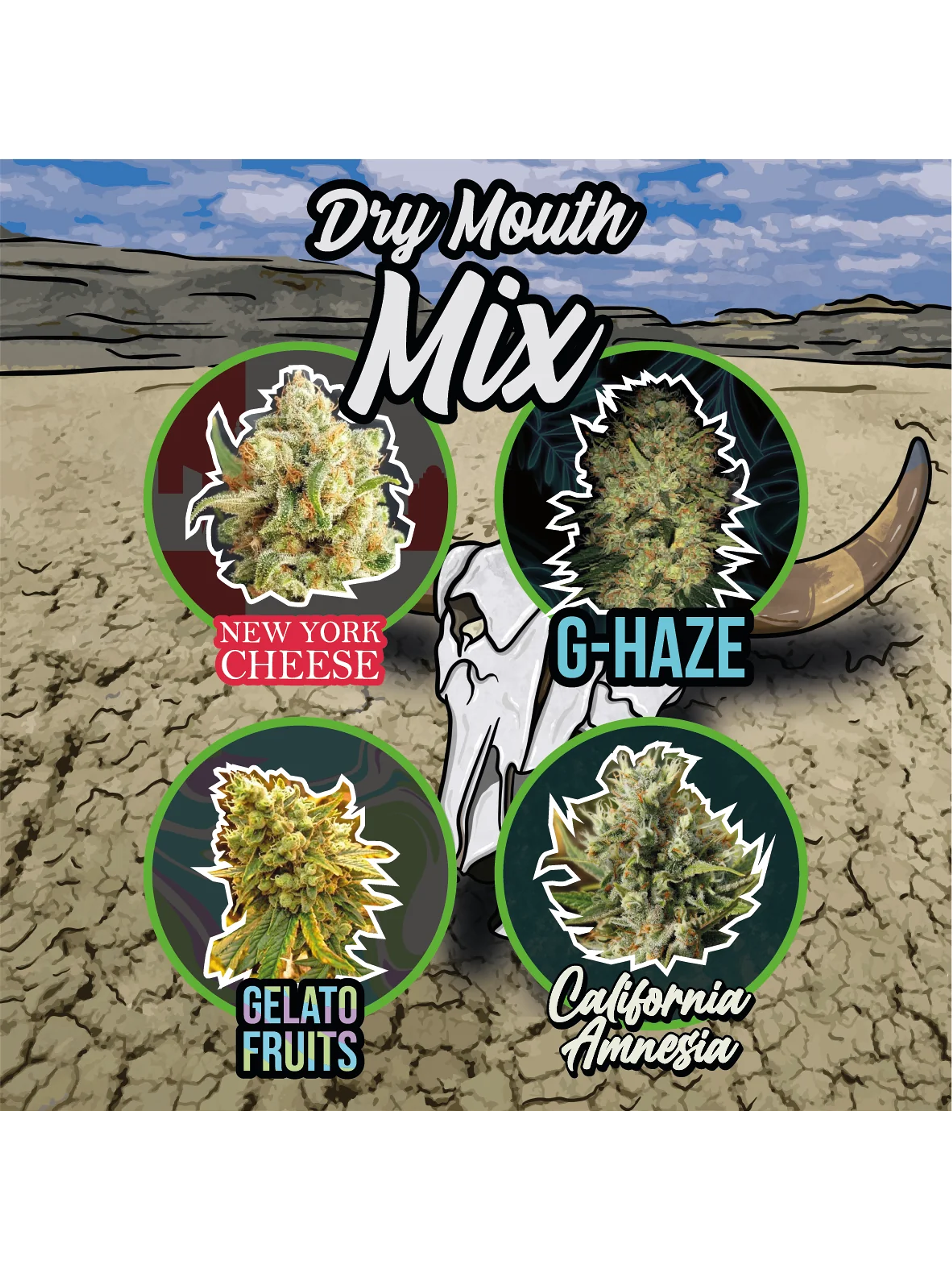 Mix Dry Mouth Line Auto X14-Delirium Seeds 1