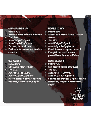 MIX HOLLYWOOD VIBE AUTO X8-DELIRIUM SEEDS 2