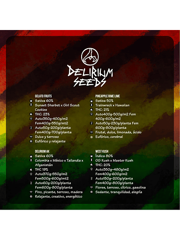 MIX LION BLESS AUTO X14-DELIRIUM SEEDS 2