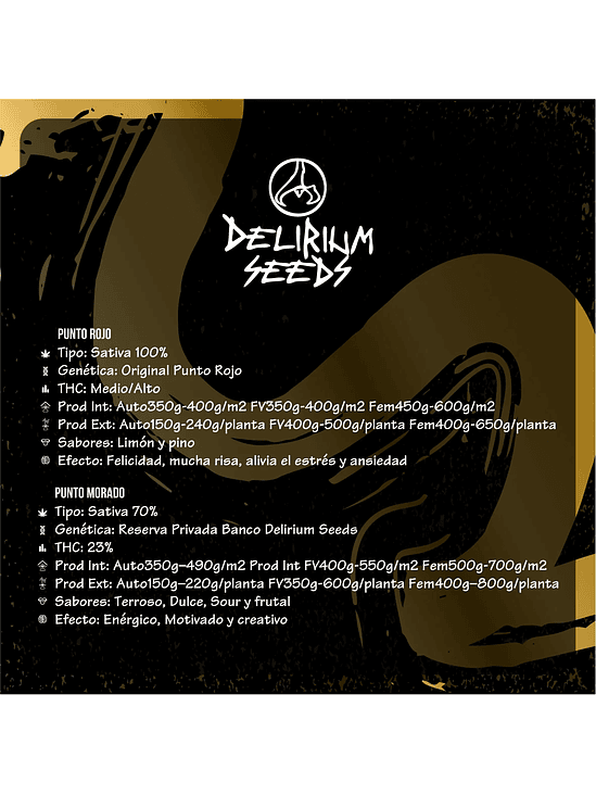MIX LEYENDAS FAST VERSION X4-DELIRIUM SEEDS 2