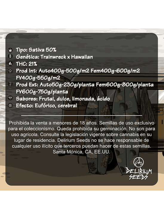 PINEAPPLE RIME LINE FAST VERSION X1-DELIRIUM SEEDS 2