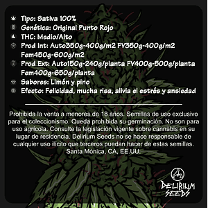 Punto Rojo Auto X4-Delirium Seeds