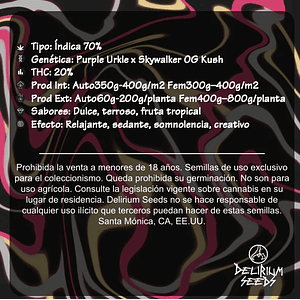 Red Rapper Auto X1-Delirium Seeds