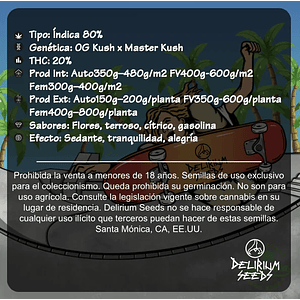 West Kush Auto X1-Delirium Seeds