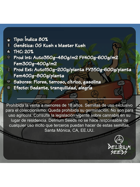 WEST KUSH AUTO X2-DELIRIUM SEEDS 2