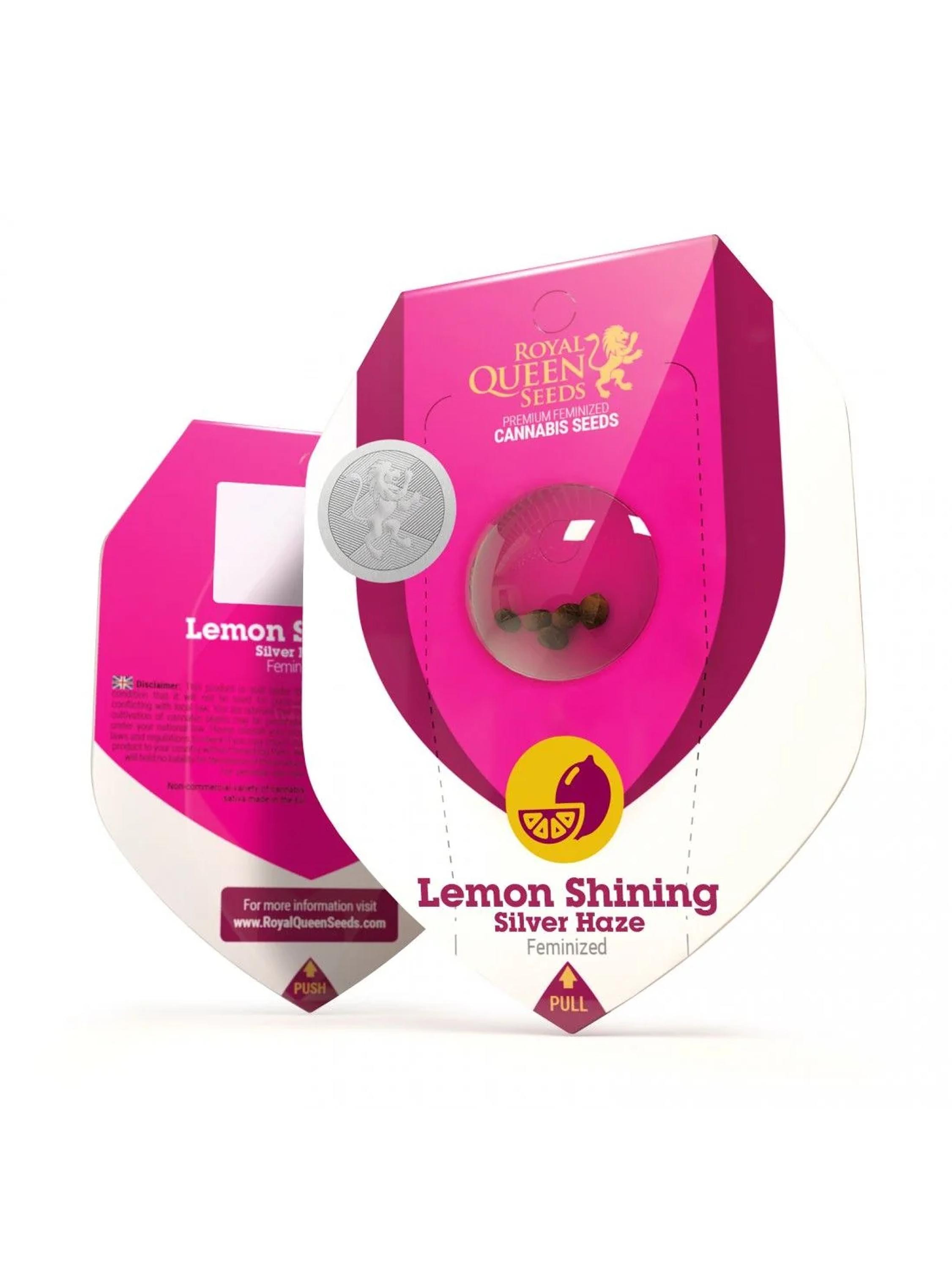 Lemon Shining Silver Haze Fem X3-Royal Queen Seeds 1