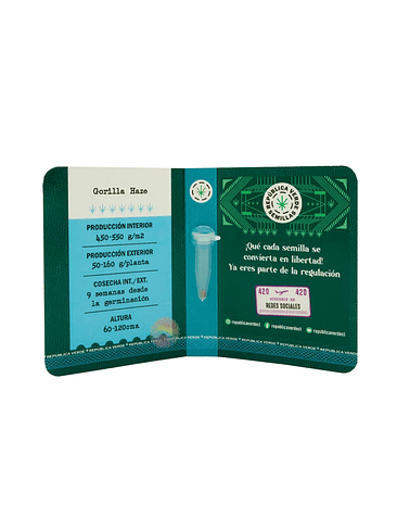 GORILLA HAZE AUTO X3 - REPUBLICA VERDE 2