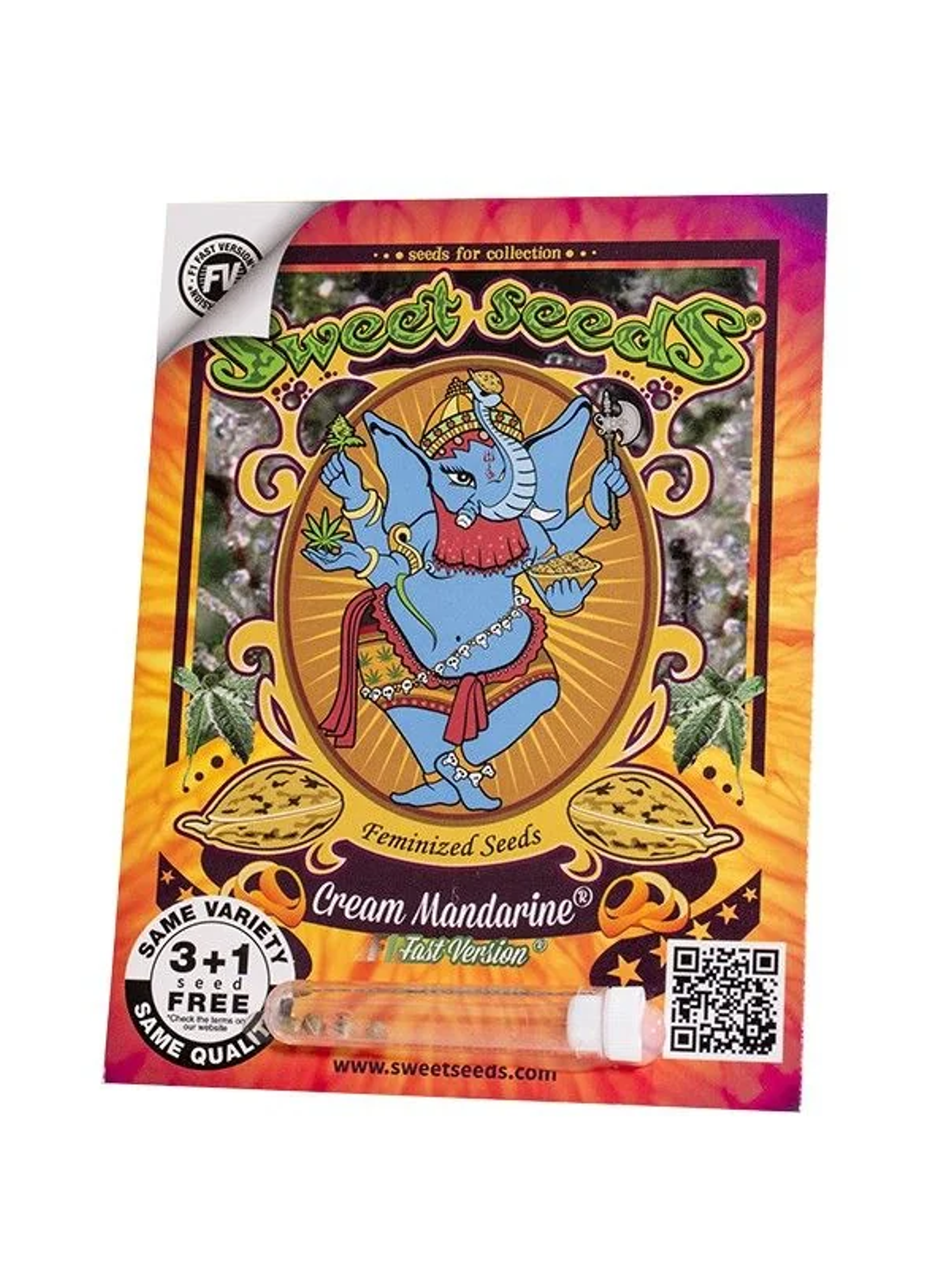 Cream Mandarine F1 Fem (x3+1 / x25 / X100)-Sweet Seeds 1