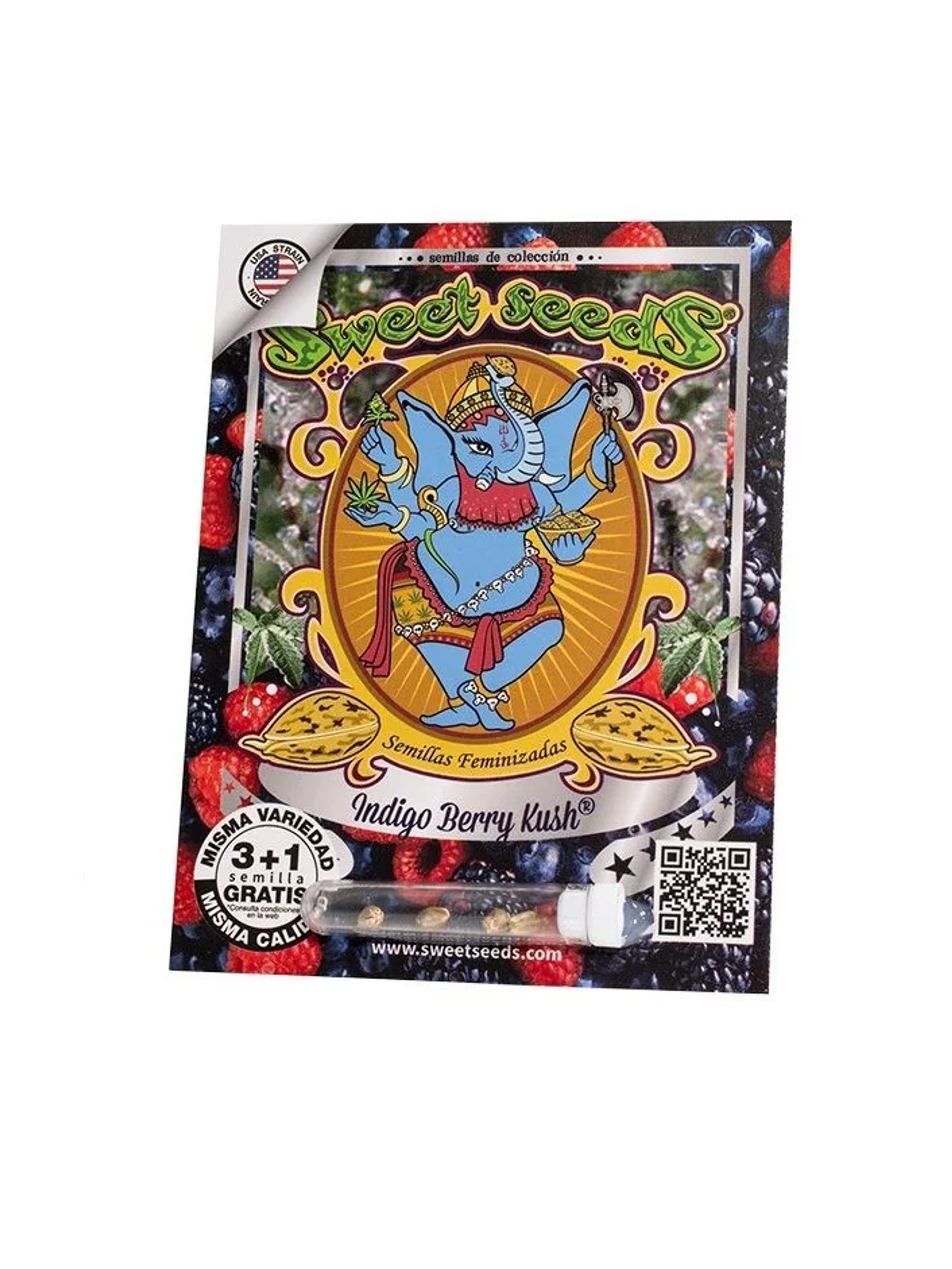 Indigo Berry Kush Fem -Sweet Seeds (X3+1) 1