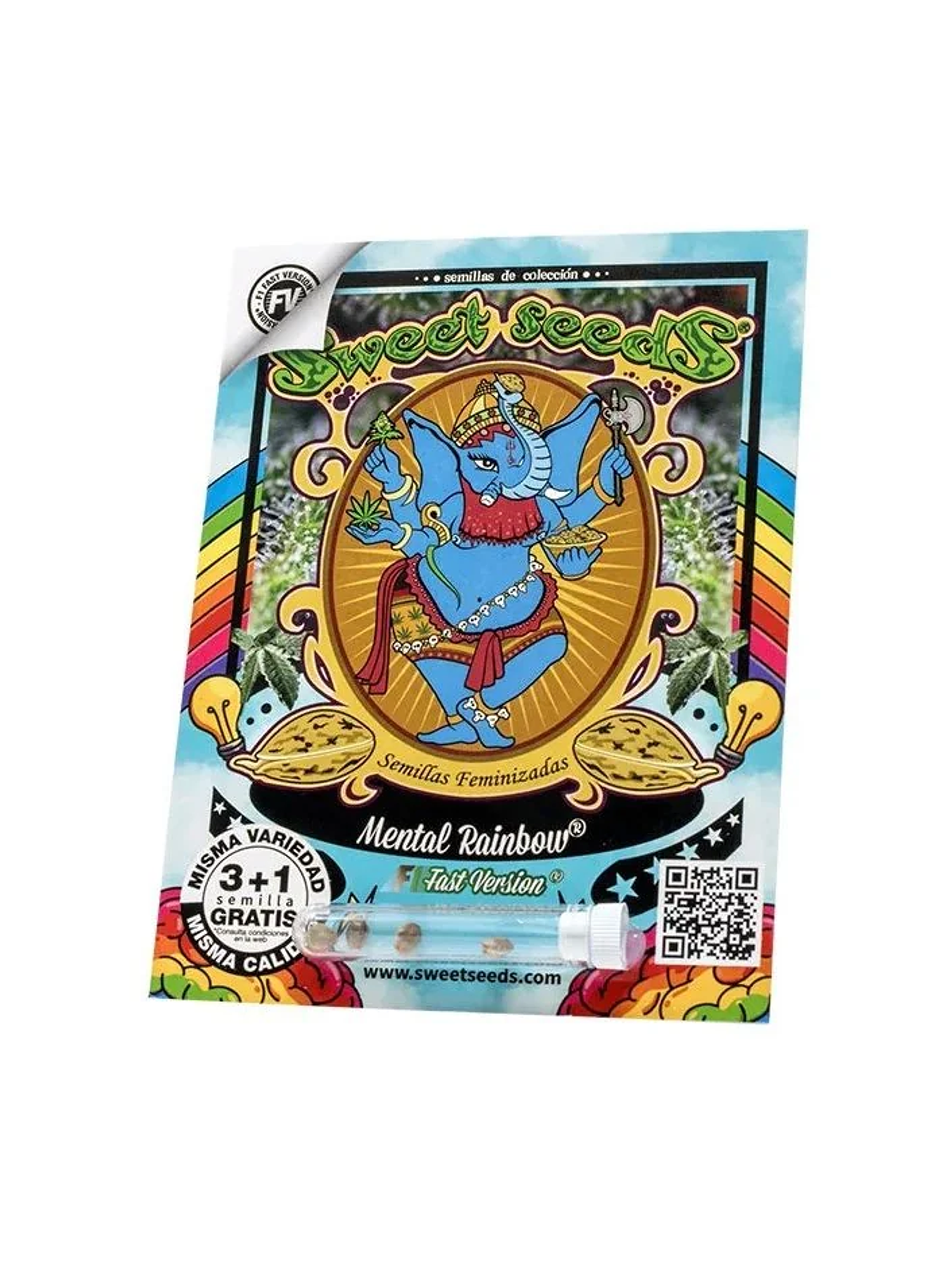 Mental Rainbow F1 Fast Version X3+1-Sweet Seeds 1
