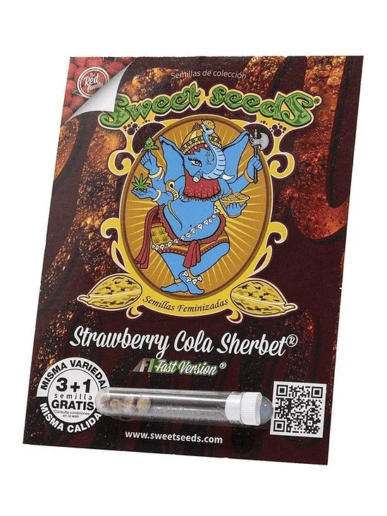 STRAWBERRY COLA SHERBERT F1 X3+1 - SWEET SEEDS 1