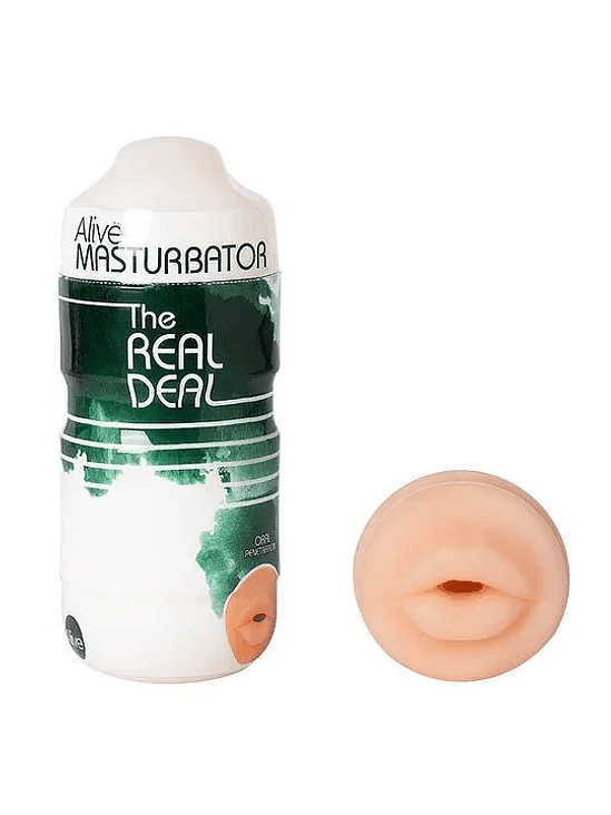 MASTURBADOR BOCA SUPER REALISTA ALIVE 4