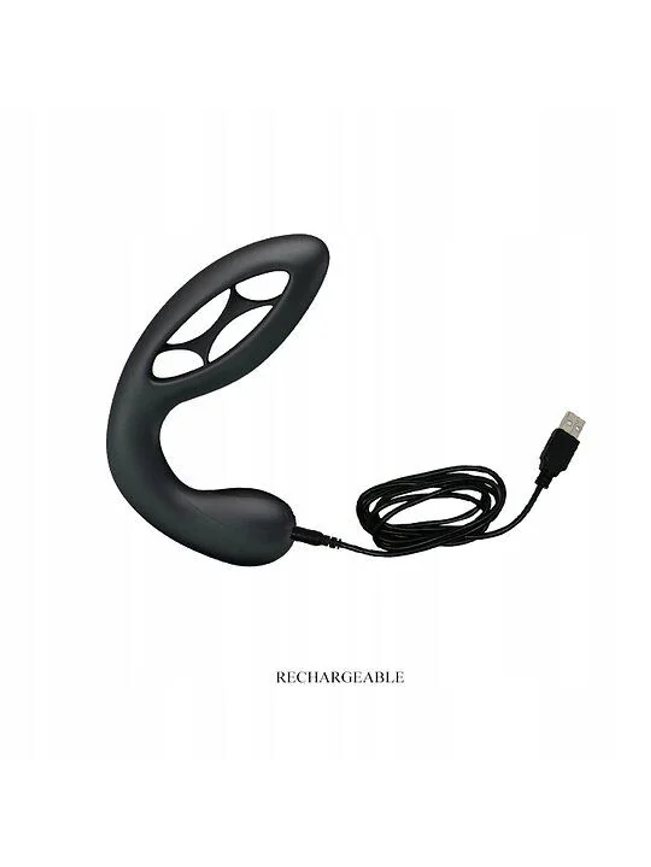Plug Anal Vibratorio Flexible Recargable 1