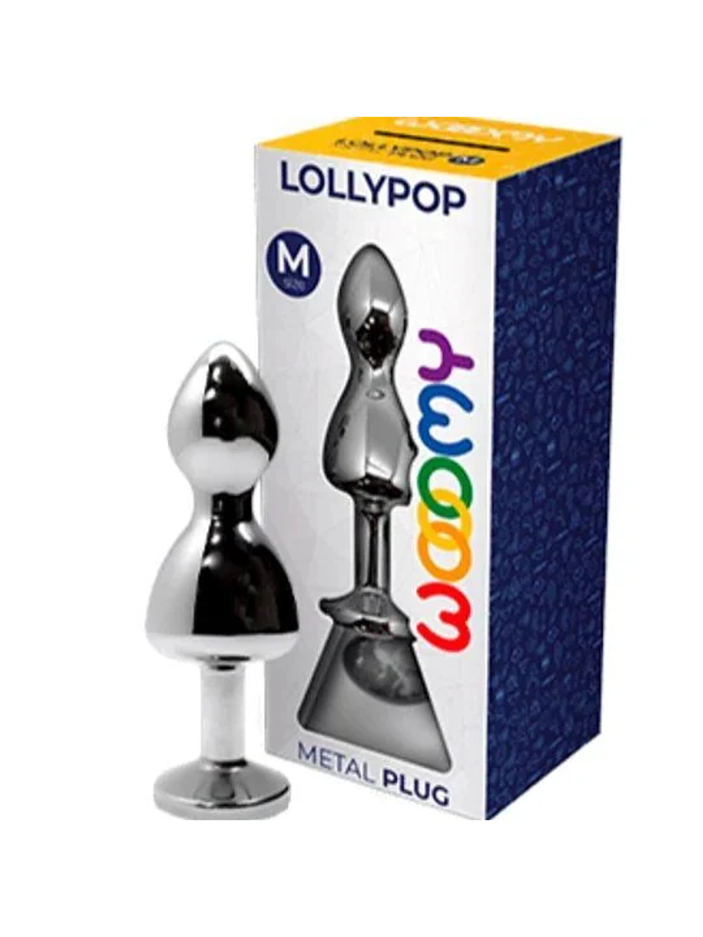 Plug Anal Metálico Wooomy Lollypop 3