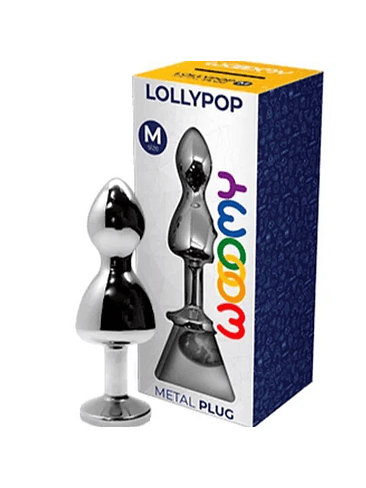 PLUG ANAL METÁLICO WOOOMY LOLLYPOP 3