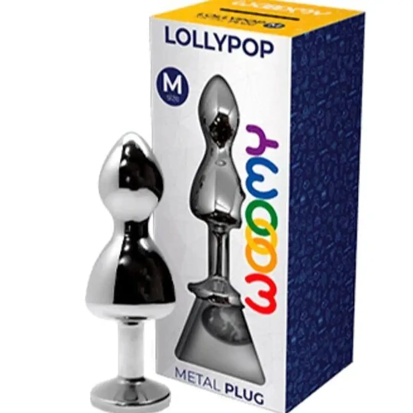 Plug Anal Metálico Wooomy Lollypop 3
