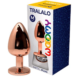 PLUG ANAL METÁLICO WOOOMY TRALALO
