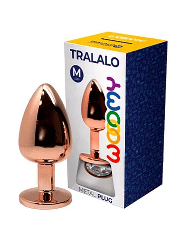 PLUG ANAL METÁLICO WOOOMY TRALALO 2