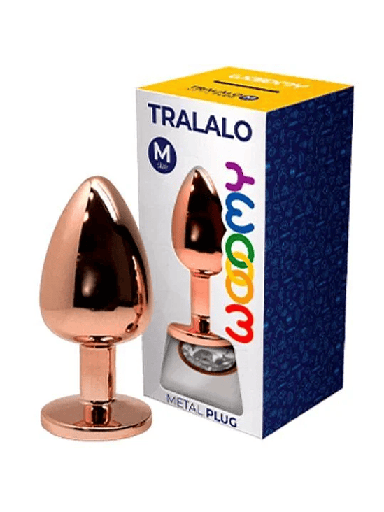 PLUG ANAL METÁLICO WOOOMY TRALALO 2