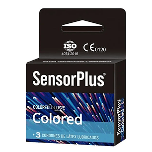 PRESERVATIVO SENSOR PLUS - COLORED