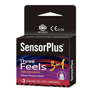 PRESERVATIVO SENSOR PLUS - THREE FEELS