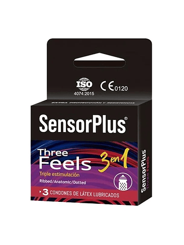 PRESERVATIVO SENSOR PLUS - THREE FEELS 1
