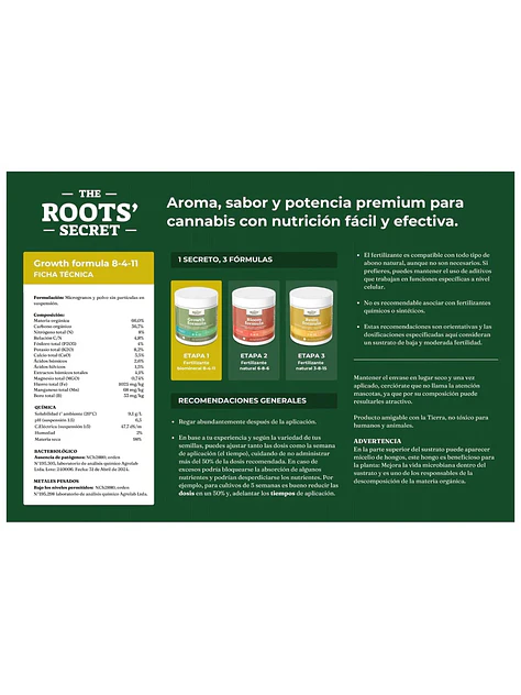 Try Pack De Fertilizantes The Root Secret 2