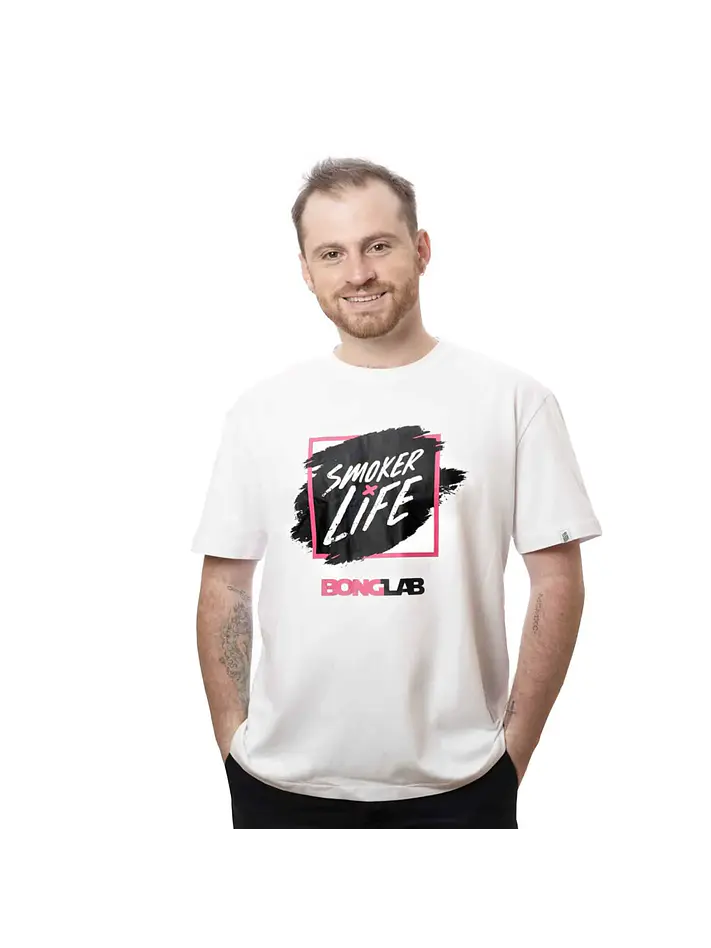 White Shirt Smoker Life Xl-Bonglab 3