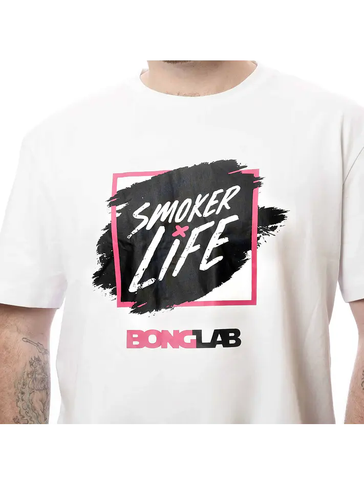 White Shirt Smoker Life Xl-Bonglab 1