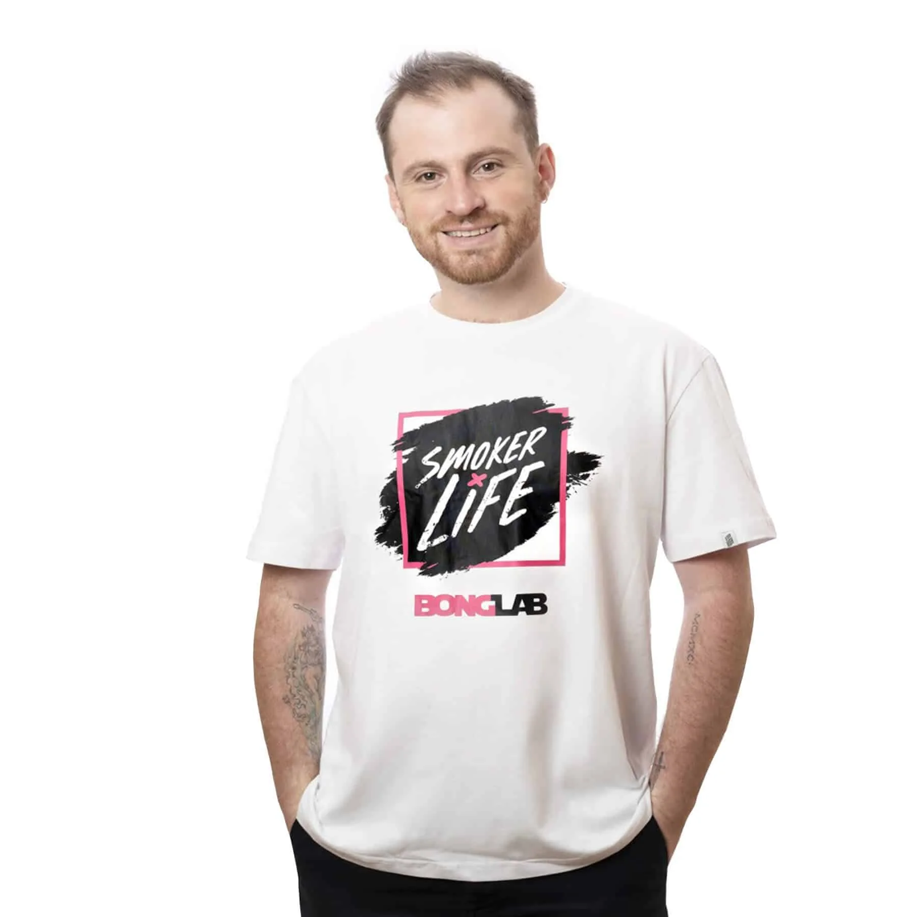 White Shirt Smoker Life Xxl-Bonglab 1