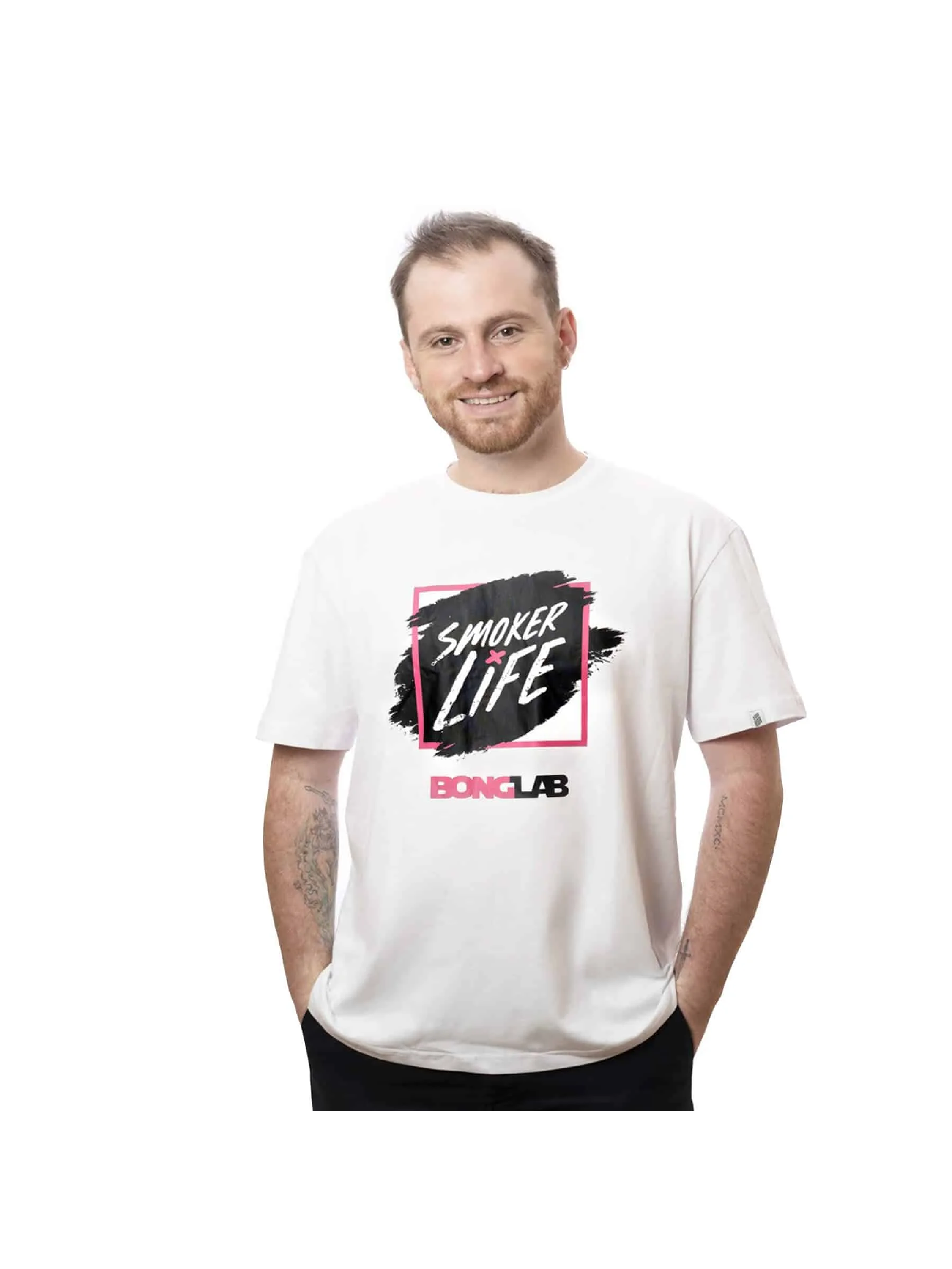 White Shirt Smoker Life Xxl-Bonglab 1