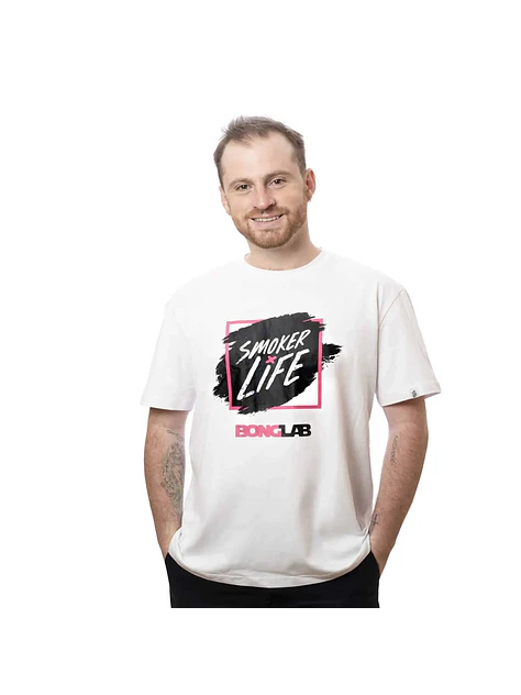 White Shirt Smoker Life Xxl-Bonglab 1