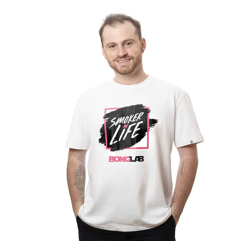 White Shirt Smoker Life Xxl-Bonglab 1