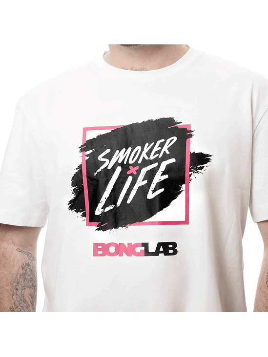 WHITE SHIRT SMOKER LIFE XXL-BONGLAB 3