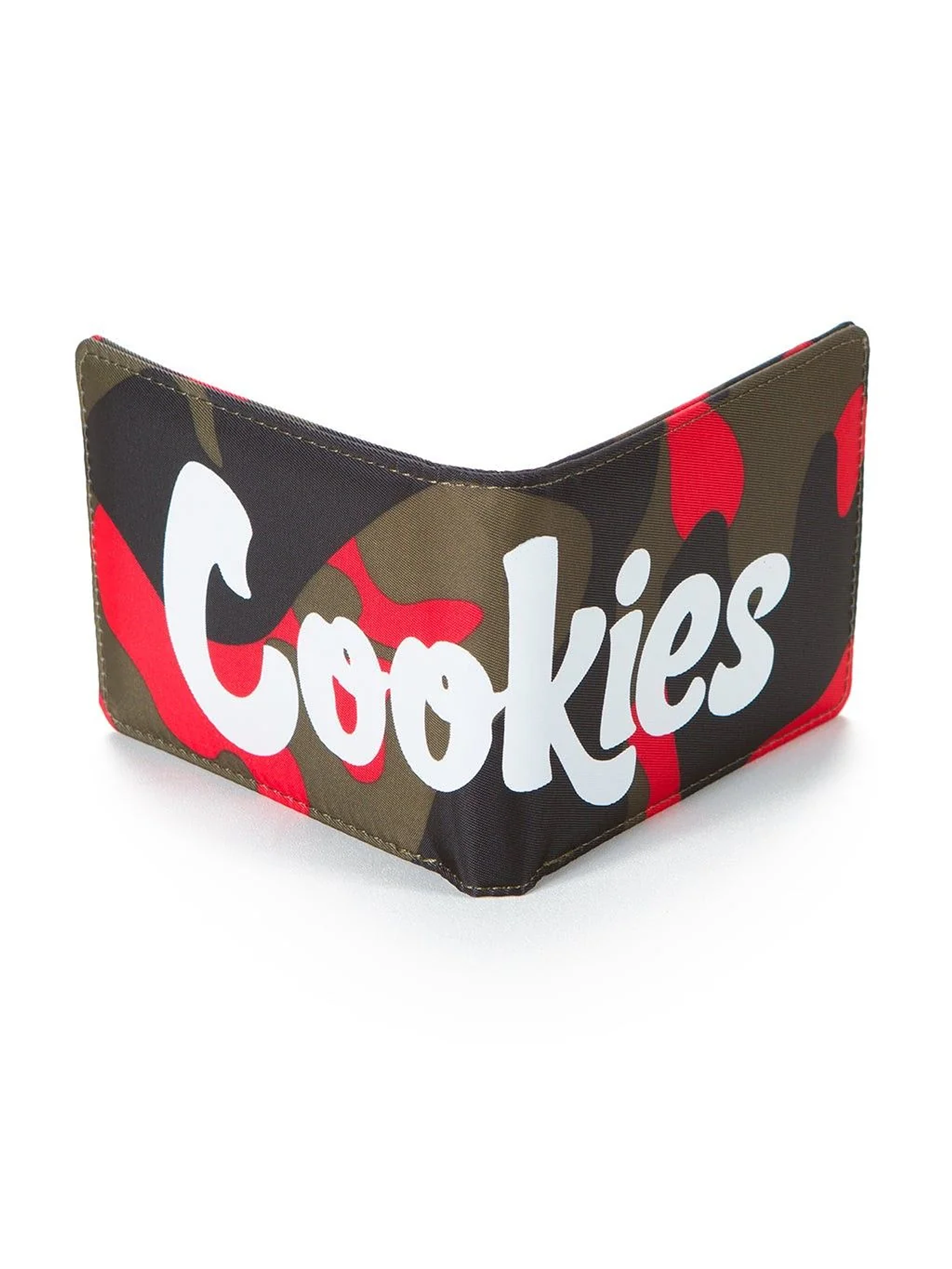 Nylon Billfold Red Camo Wallet-Cookies 1