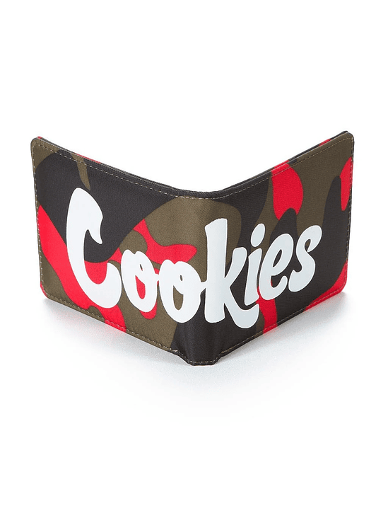 NYLON BILLFOLD RED CAMO WALLET-COOKIES 1