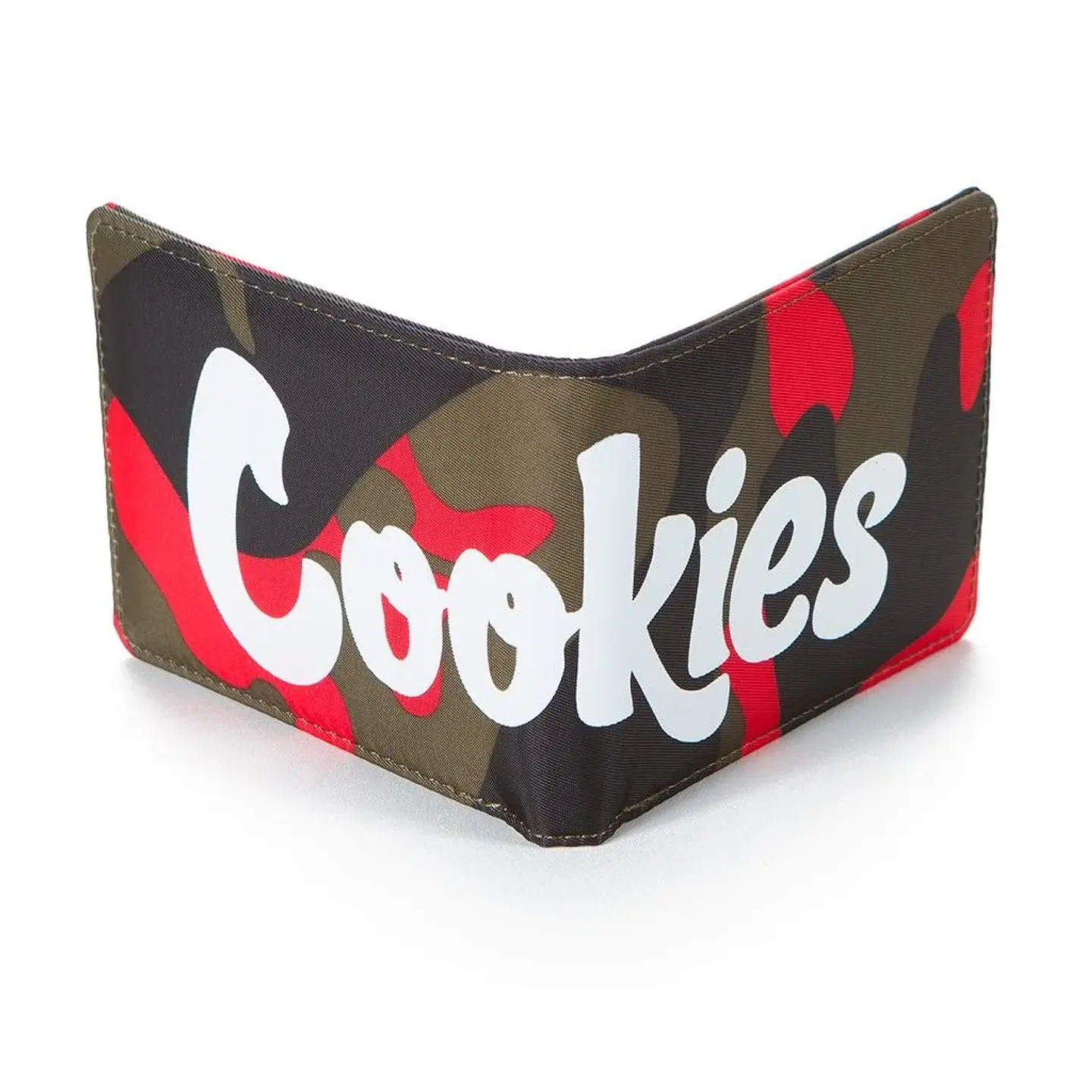 Nylon Billfold Red Camo Wallet-Cookies 1