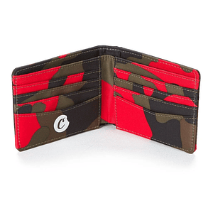 Nylon Billfold Red Camo Wallet-Cookies