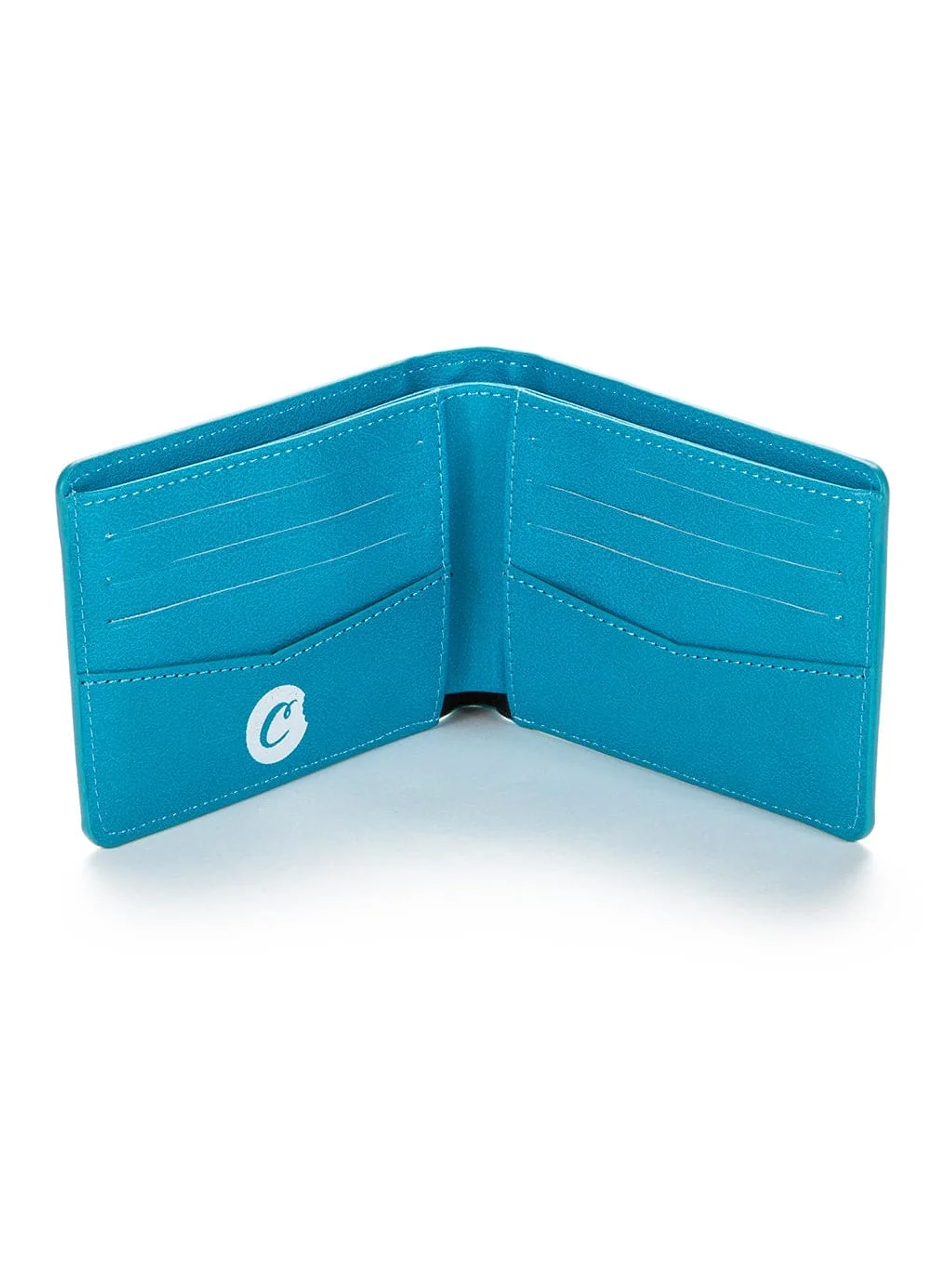 Textured Leather Blue Wallet-Cookies 2