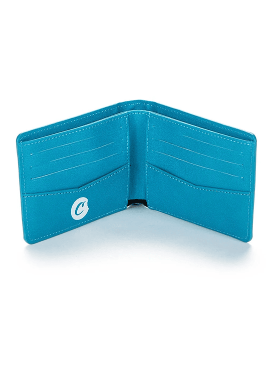 TEXTURED LEATHER BLUE WALLET-COOKIES 2