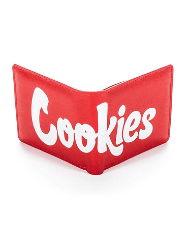 TEXTURED LEATHER RED WALLET-COOKIES 1