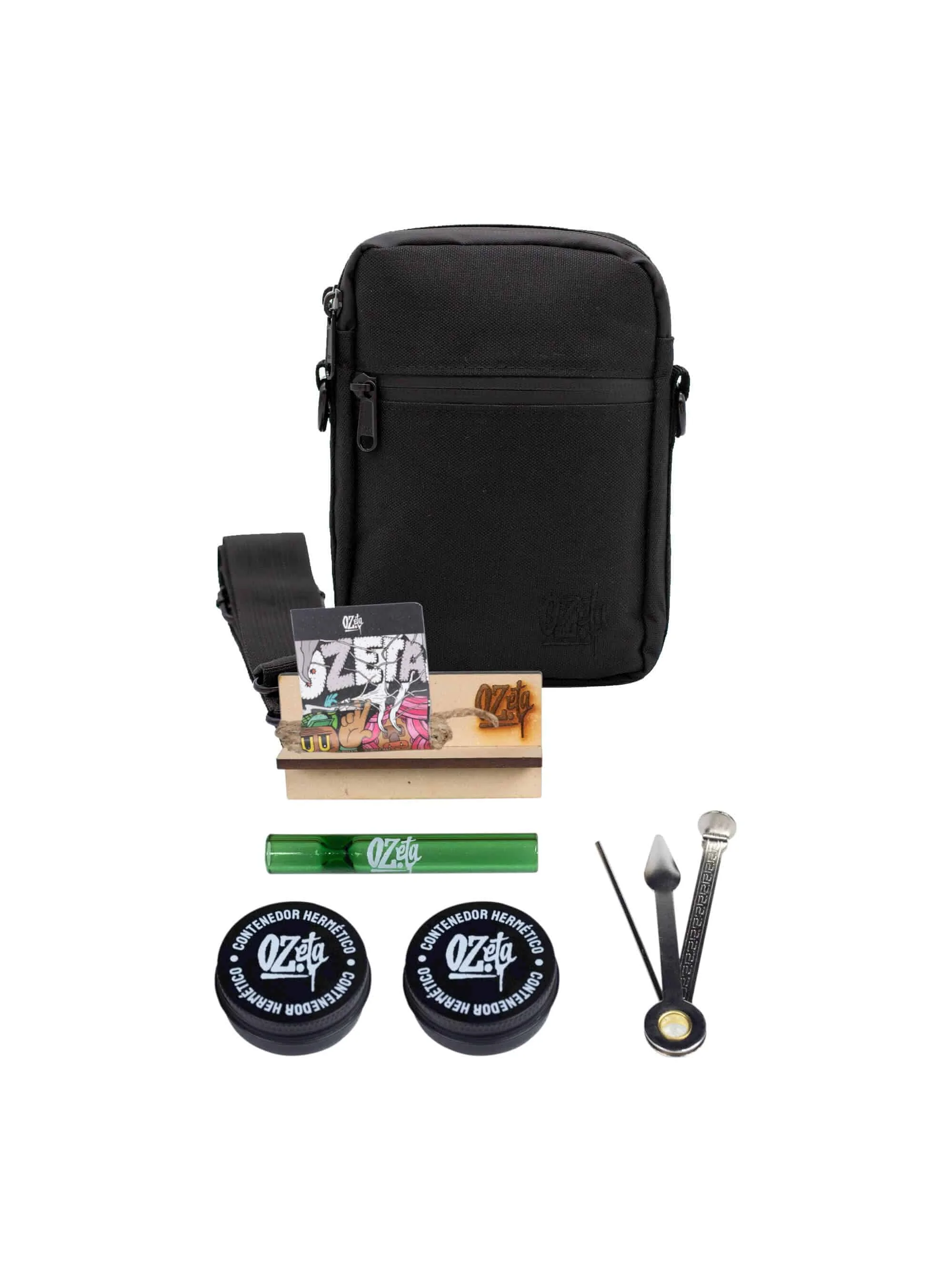 Bolso Bandolera Negra-Ozeta 1