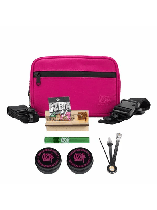 BOLSO CHESTBAG 4X4 CON CLAVE PINK -OZETA 2