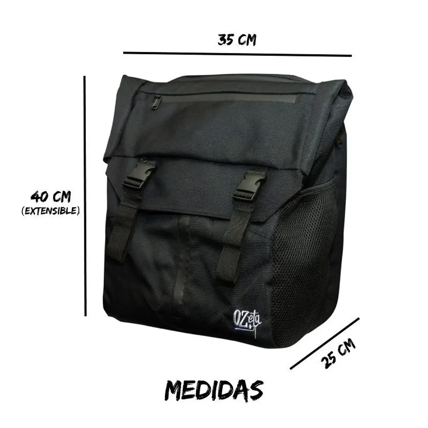 Mochila Negra-Ozeta 2