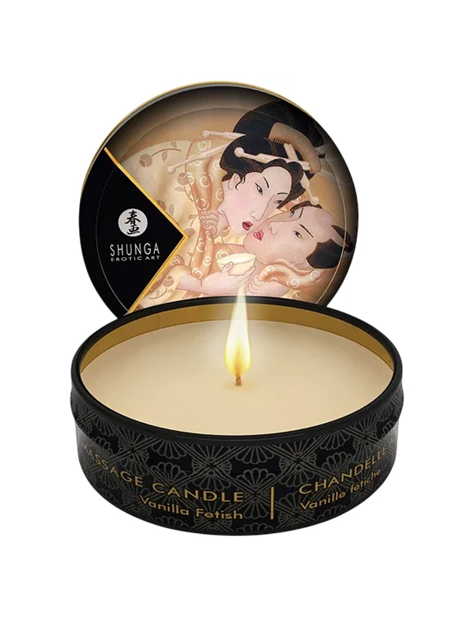 Vela Shunga Mini Vainilla 1