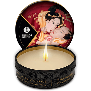 VELA SHUNGA MINI FRUTILLA CHAMPAGNE