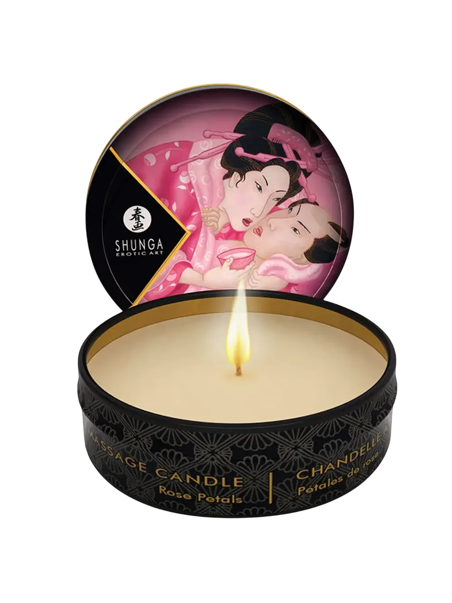 Vela Shunga Mini Petalos De Rosa 1