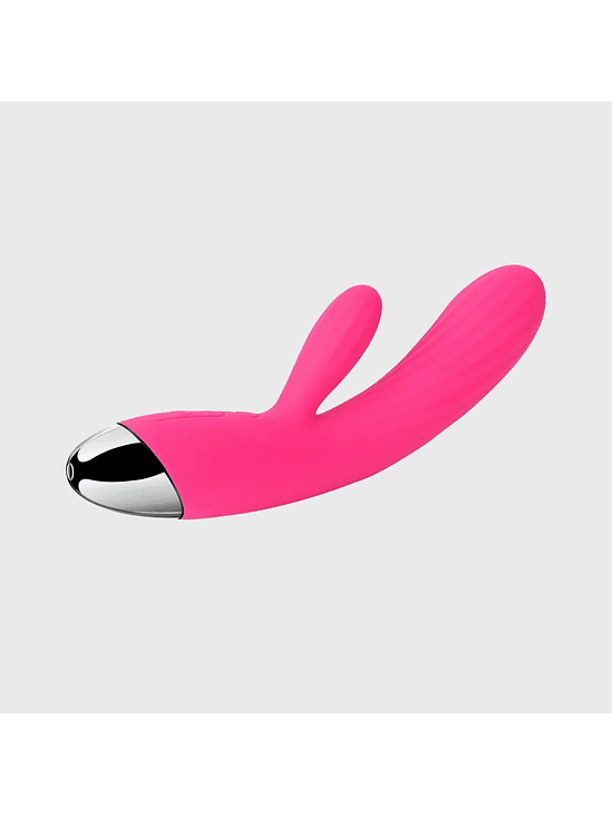 VIBRADOR DUAL ANGEL PLUM RED 1