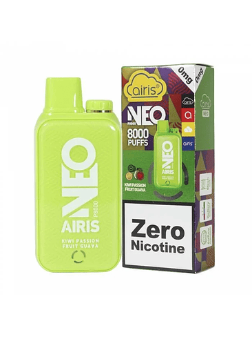 VAPORIZADOR AIRIS NEO P8000 KIWI PASSION FRUIT GUAVA 5%-AIRISTECH 1