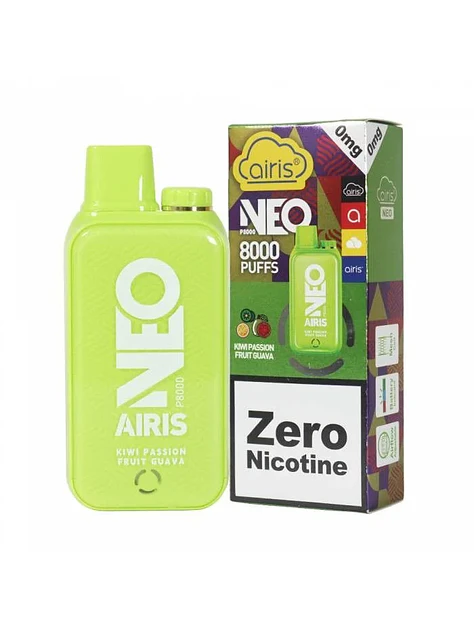 Vaporizador Airis Neo P8000 Kiwi Passion Fruit Guava 5%-Airistech 1